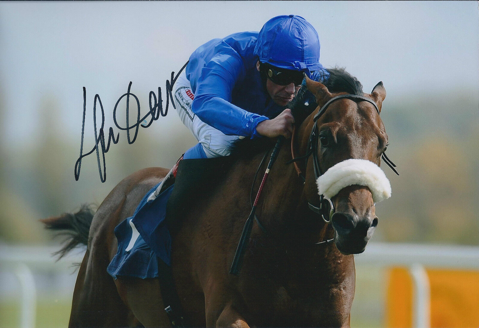 Frankie DETTORI Jockey Signed Autograph 12x8 Photo Poster painting AFTAL COA Irish Oaks RARE