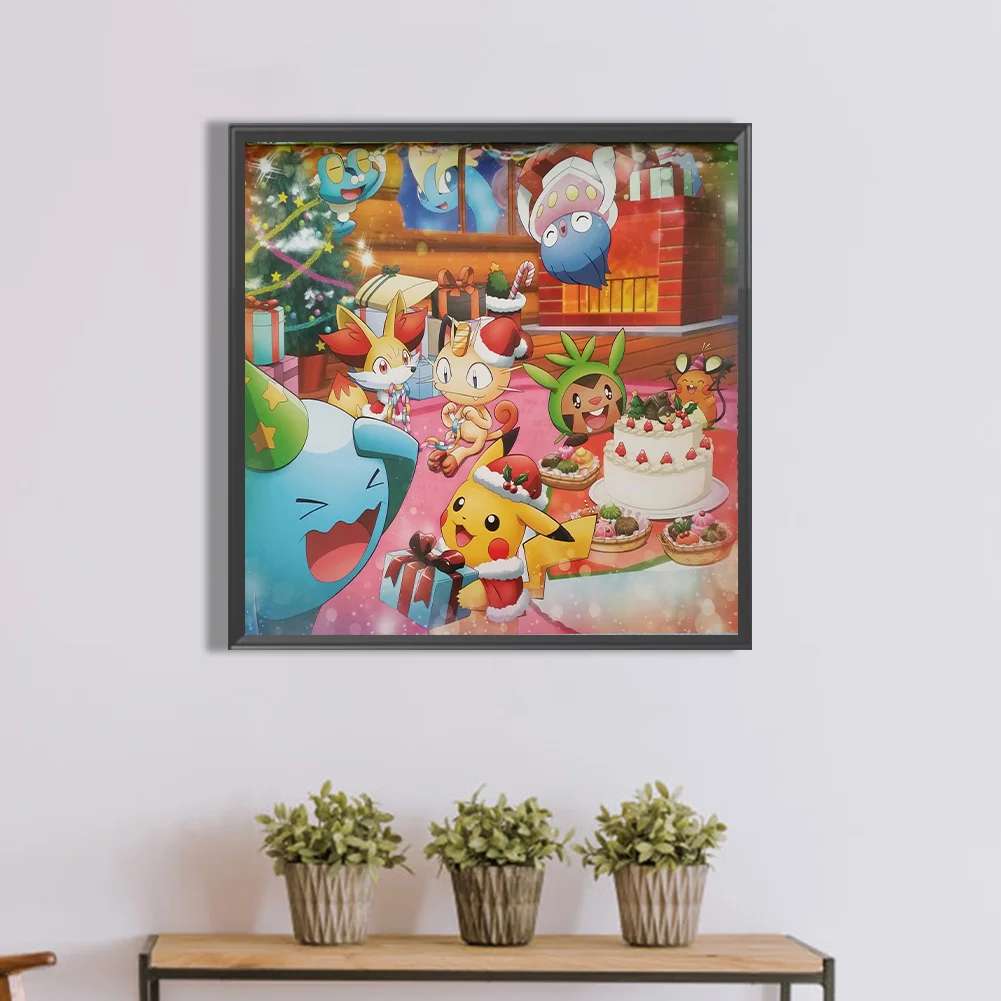 Diamond Painting - Full Round Drill - Pikachu(Canvas|40*40cm)