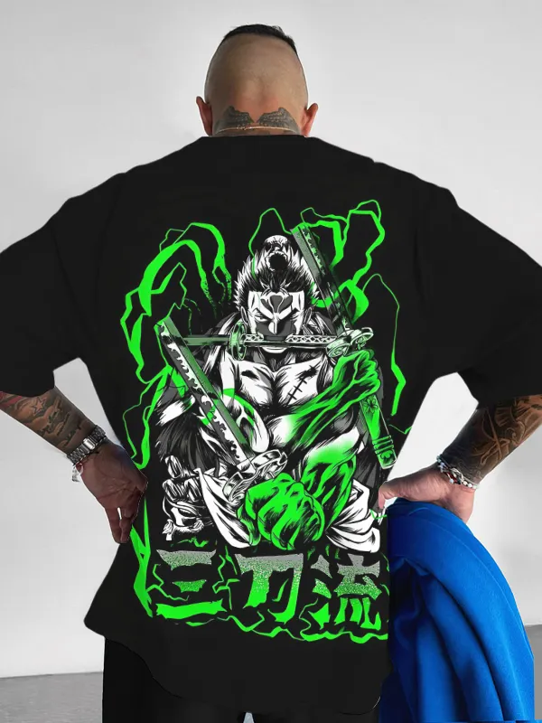 Men's Fitness One Piece Zoro T-shirt