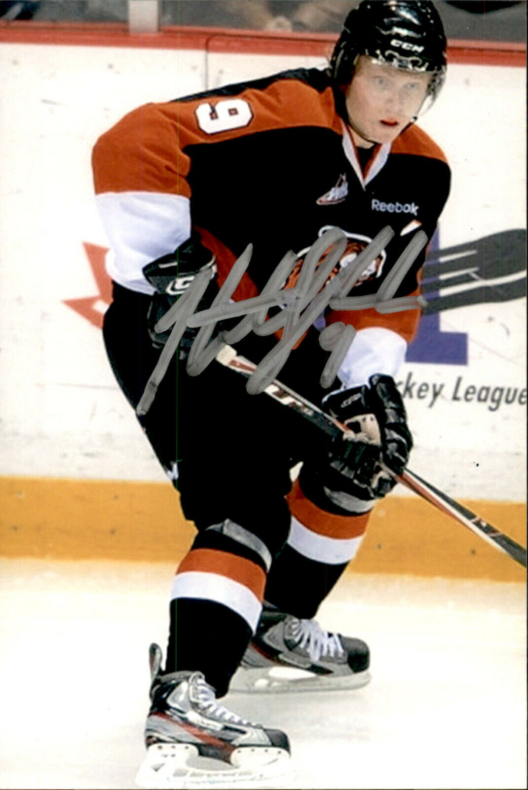 Hunter Shinkaruk SIGNED 4x6 Photo Poster painting MEDICINE HAT TIGERS / MONTREAL CANADIENS #6