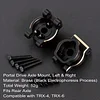 AMK Brass Counter Weight Brake Disc Diff Cover Black Coating TRX4 Portal Axle Housing for 1/10 RC Crawler TRX6 TRX-4 Bronco Defender Upgrade(4-in-1 Brass Counter Weight)