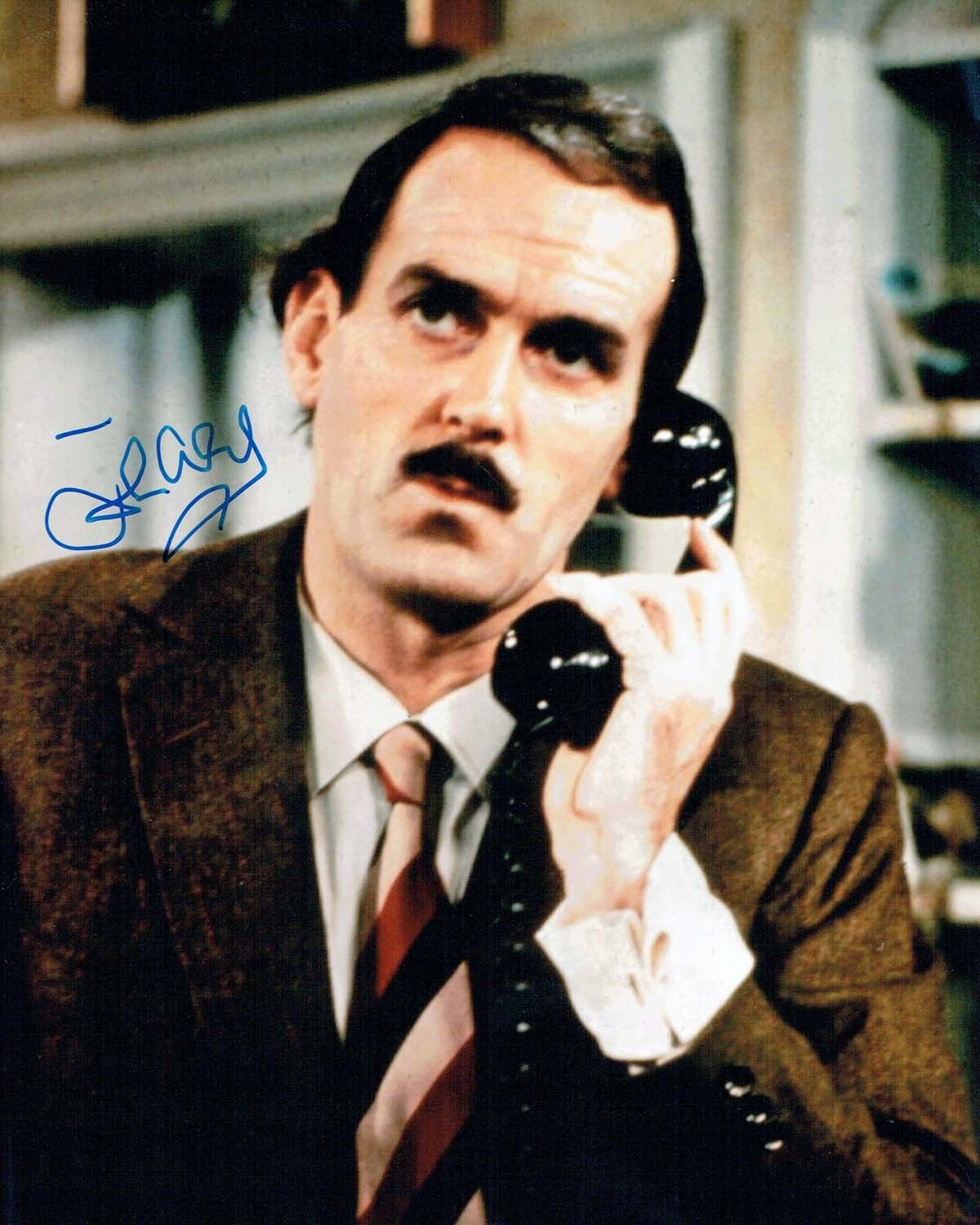 John CLEESE SIGNED Autograph 10x8 Photo Poster painting 1 AFTAL COA Basil Fawlty Towers