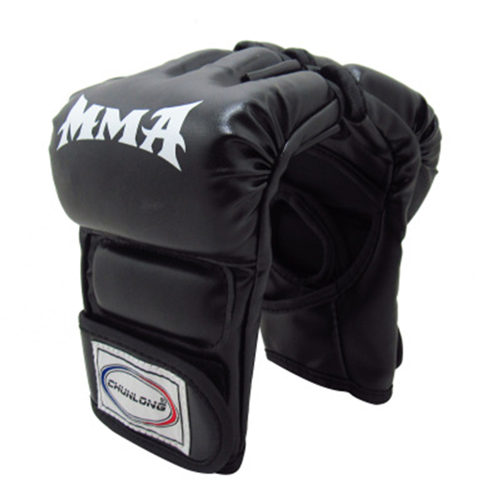 

1 Pair Sanda Training Half Finger Gloves Fighting Boxing Gloves, 501 Original