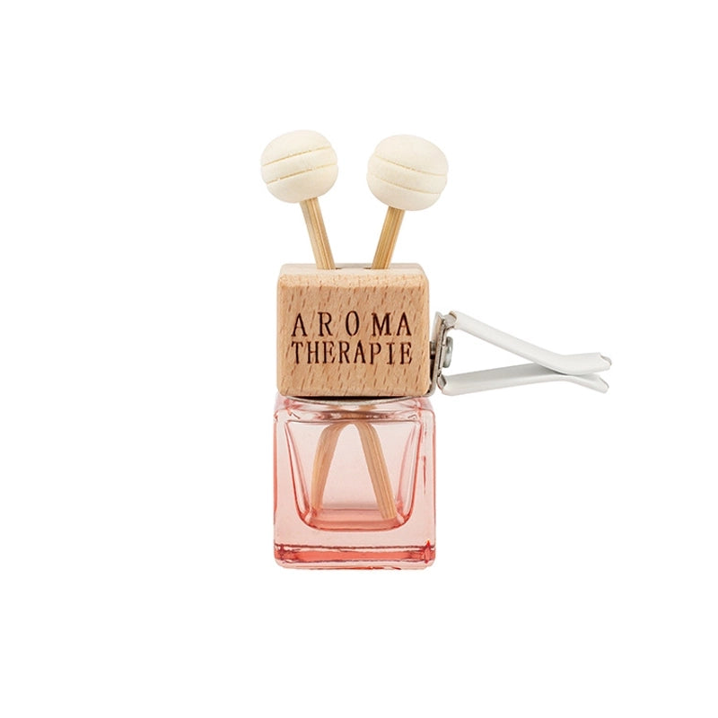 Car Air Conditioning Air Outlet Clip Square Glass Color Perfume Bottle Car Air Conditioning Aromatherapy Glass Color Bottle