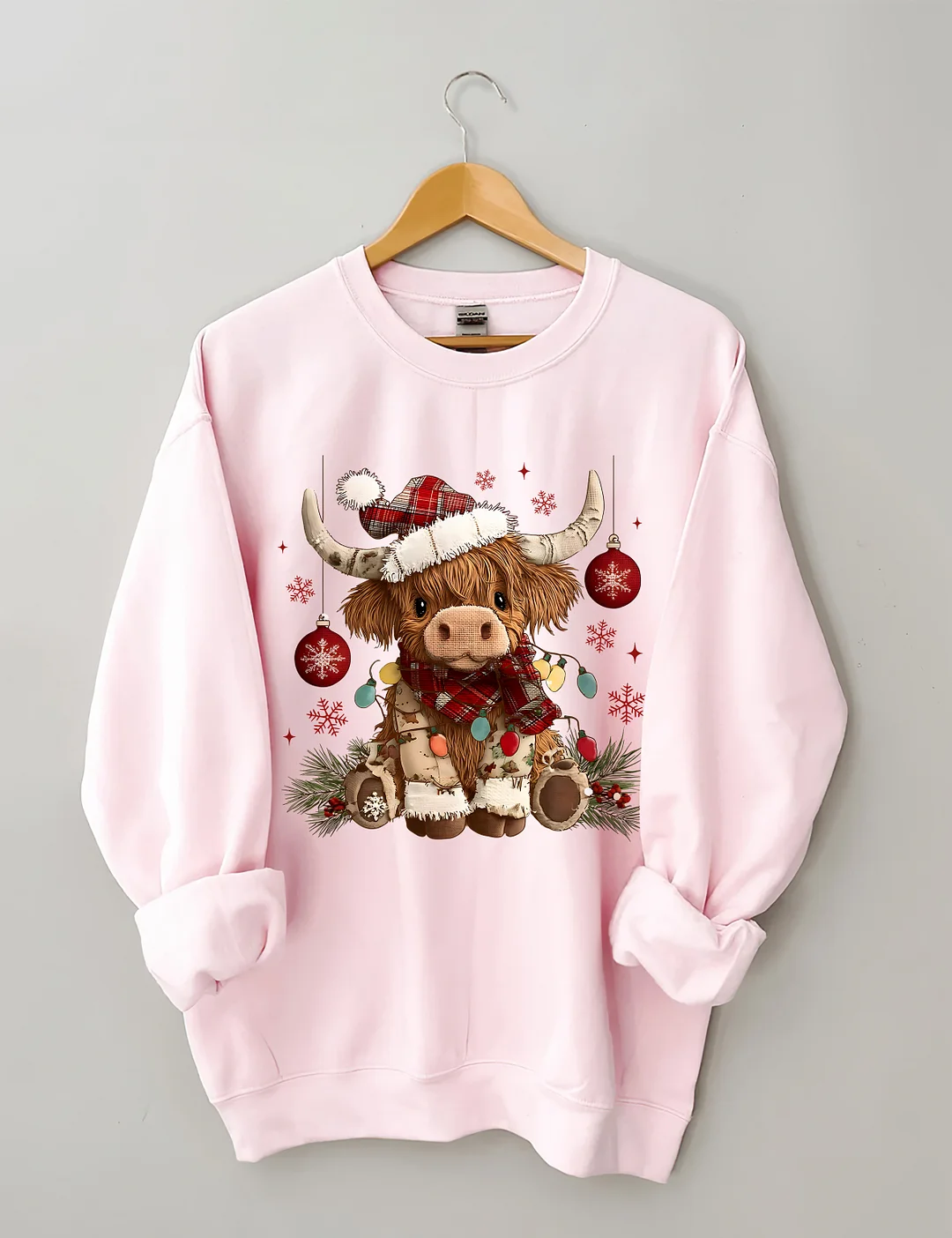 Christmas Cow Sweatshirt
