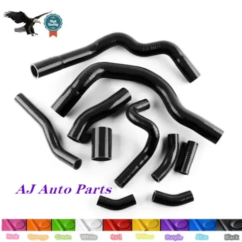 Dronehint For BMW MINI COOPER S R52 R53 2001-2006 Silicone Radiator Hose kits Black  (For: Mini) Parts