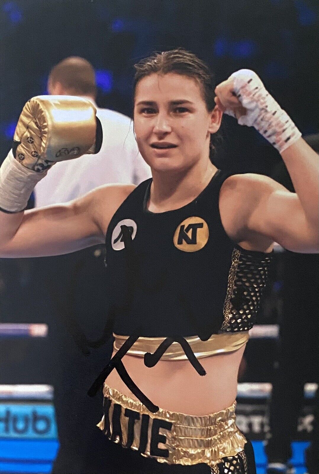 Katie Taylor Genuine Hand Signed Boxing 6X4 Photo Poster painting 2