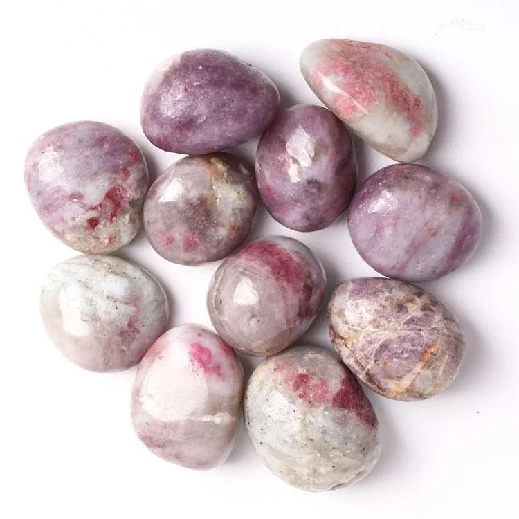 0.1kg Pink Tourmaline Crystal bulk tumbled stone
