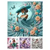 (Multi-Style)Top Hat Lady-Partial Special Shaped Diamond Painting 30*30CM