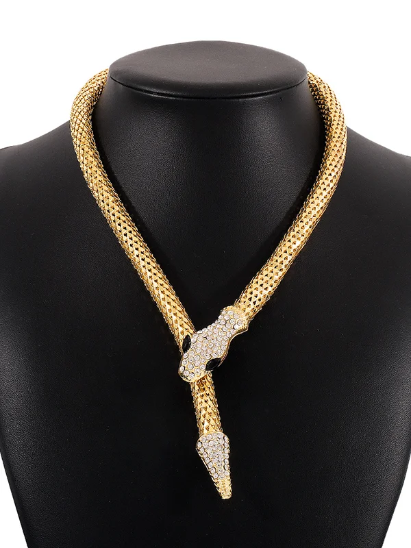 Snake Shape Stylish Selection Necklaces Accessories