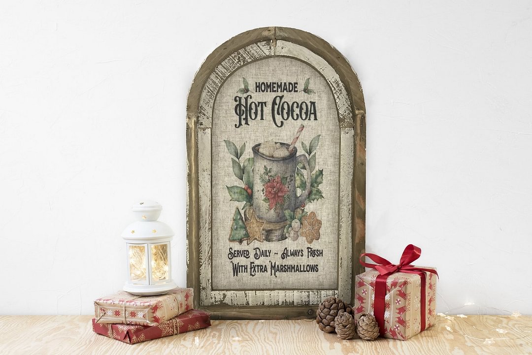 Winter Wall Decor Farmhouse Xmas Decor