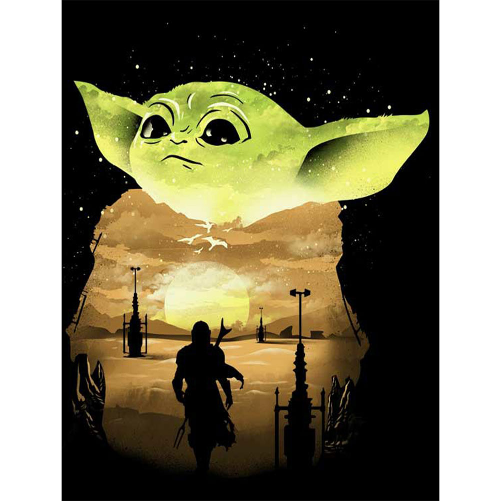 

Blackboard Cartoon Figure - Round Drill Diamond Painting - 40*50CM, 501 Original