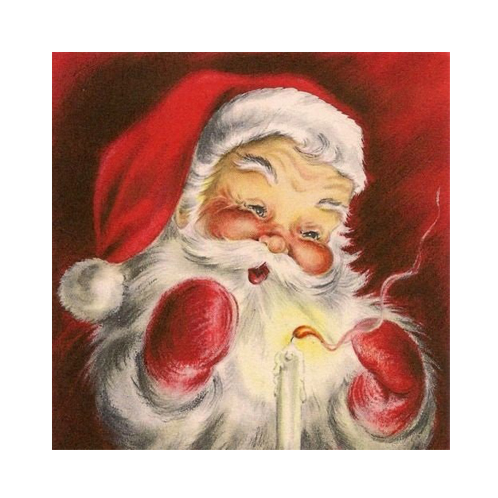 

Santa Claus - Round Drill Diamond Painting - 30*30CM, 501 Original