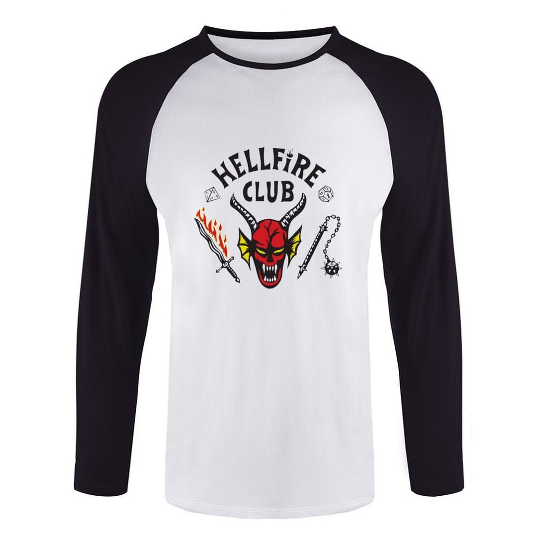 Men's Hellfire Club Raglan Baseball Tee
