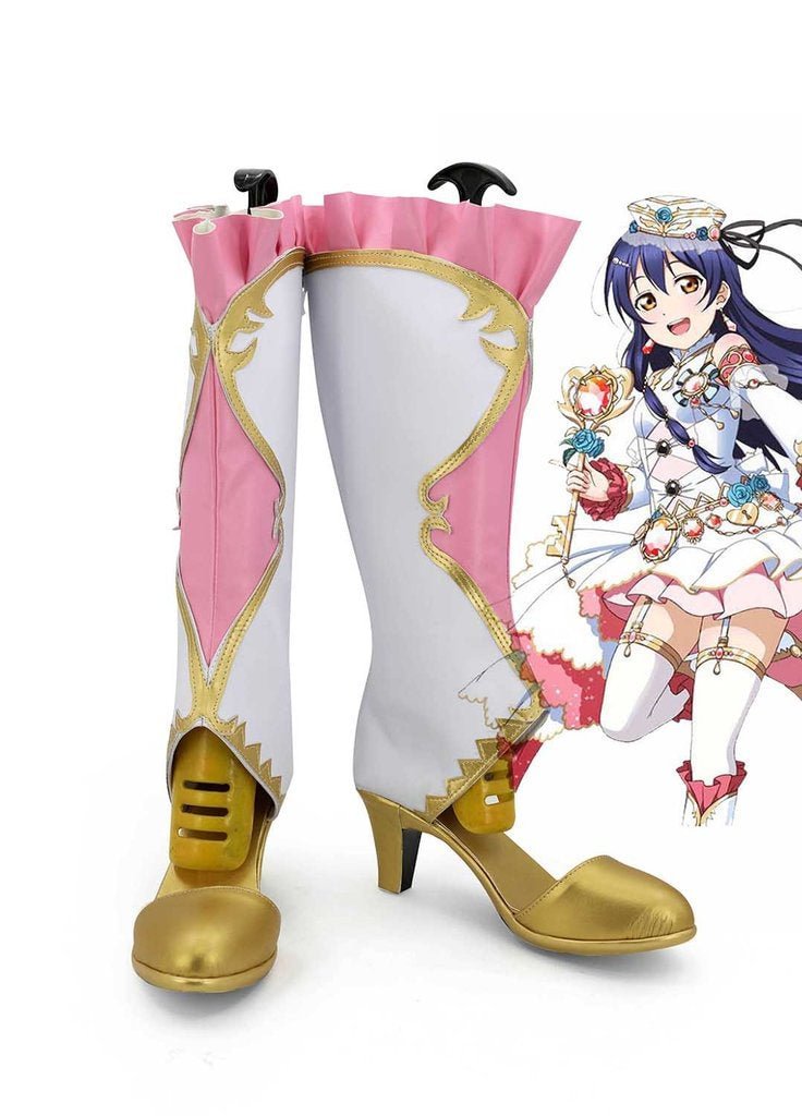Lovelive Umi Sonoda Birthstone Boots Cosplay Shoes