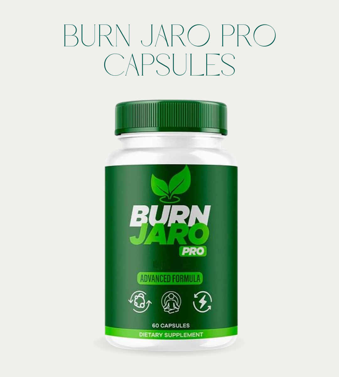 Burn Jaro Pro Capsules – Natural Metabolism Support with Pink Salt, 60 Count