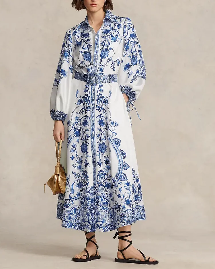 Paisley Mulberry Silk Dress