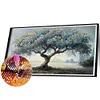 Arbre de r&ecirc;ve-perceuse ronde peinture diamant-70*40cm (grande taille)