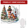 Acryl Weihnachtsleuchtturm - 5d DIY Handwerk Ornament