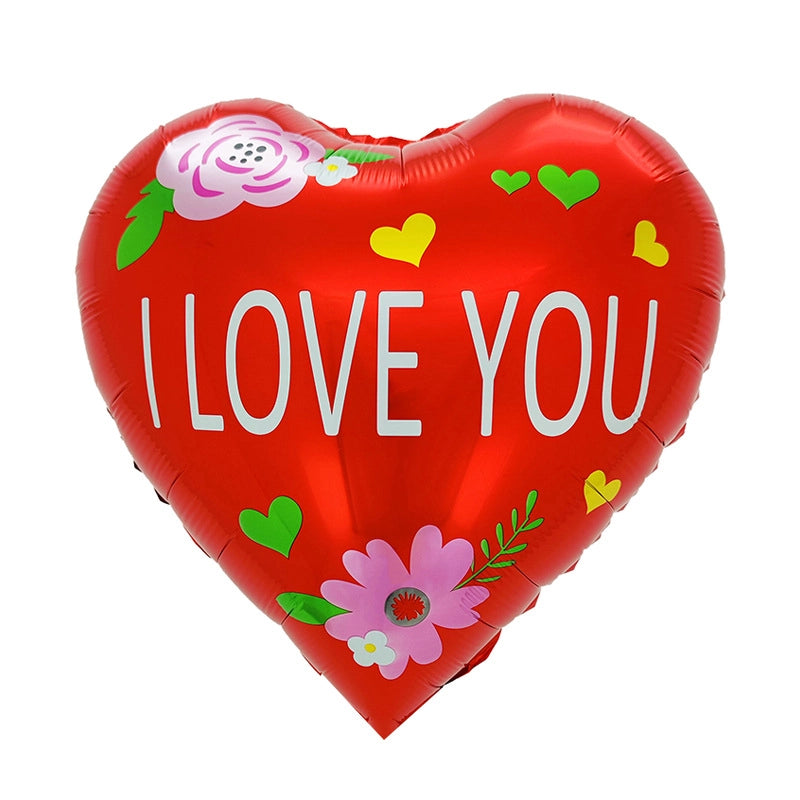 Vacation Minimalist Heart Shape Aluminum Film Travel Daily Balloons