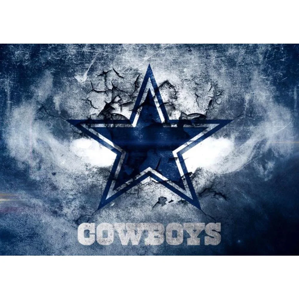 Full Round Diamond Painting - Dallas Cowboys Icon(30*40cm)