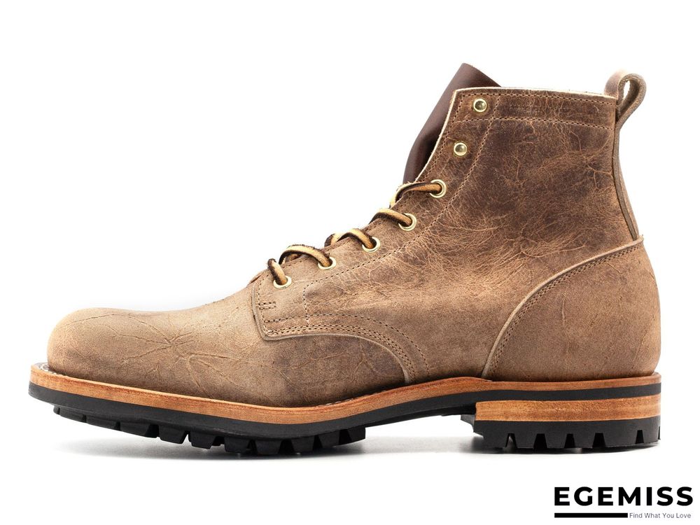 Cow Split Leather Men Boots Comfortable Boots Men Footwear Rubber Ankle Boots Men's Shoes | EGEMISS