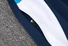 Joyfball 2024/2025 Olympique de Marseille Long Zipped Jacket Blue Soccer Jersey 1:1 Thai Quality 