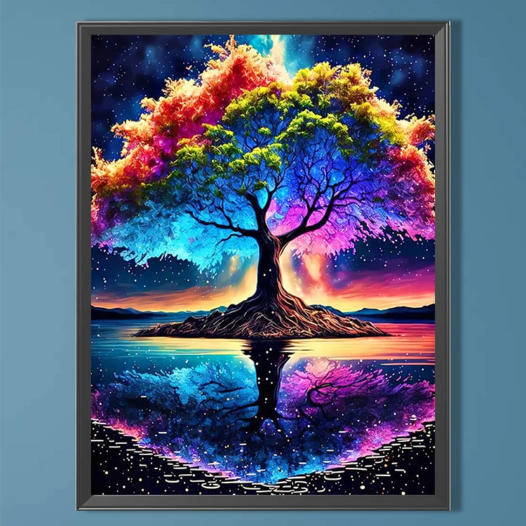 Aesthetic Tree Of Life - 5D Diamond Painting - DiamondByNumbers - Diamond  Painting art