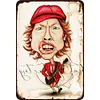 AC/DC - Panneaux en &eacute;tain m&eacute;tallique(20*30cm/30*40cm) - Musique