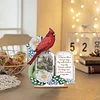 Diamond Painting Wooden Christmas Cardinal Atmosphere Desktop Decor Ornaments For Christmas Gifts