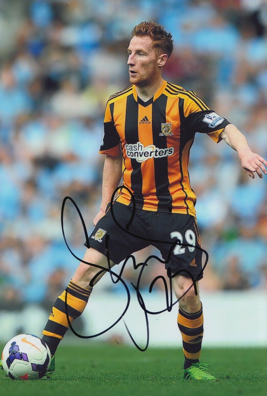 Stephen Quinn Hand Signed 12x8 Photo Poster painting Hull City - Football Autograph.