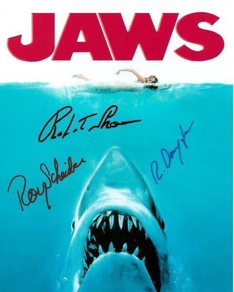 REPRINT - JAWS Cast Richard Dreyfuss Autographed Signed 8 x 10 Photo Poster painting Poster RP