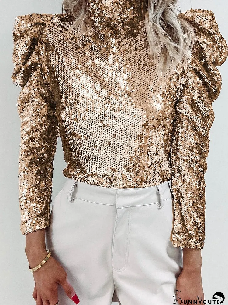 Eye-Catching Sequin Top