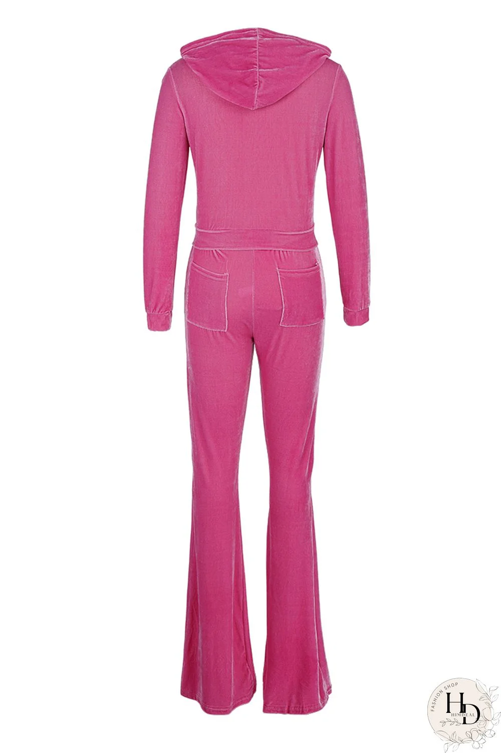 Royal Blue Fashion Casual Solid Patchwork Zipper Hooded Collar Long Sleeve Two Pieces