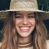 Gioiacombo&trade; Cappello da sole con bordo grezzo