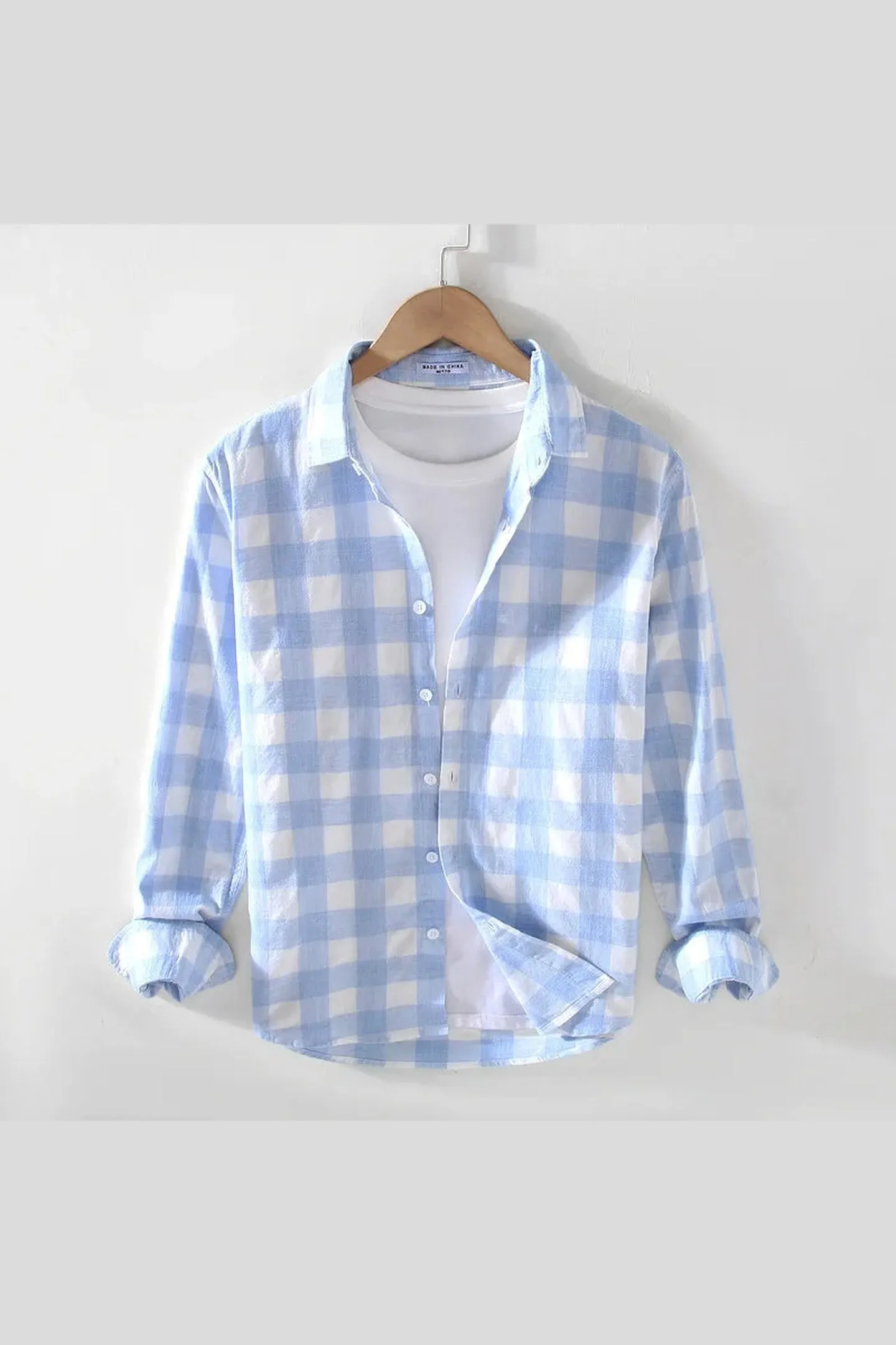 Men's Plaid Check Shirt &ndash; Relaxed Fit Everyday Casual Style