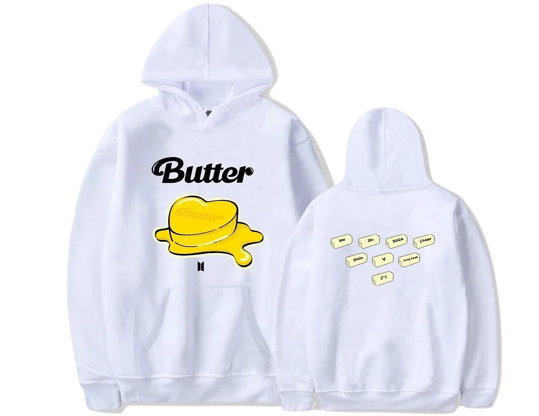방탄소년단 Butter Album Casual Hoodie