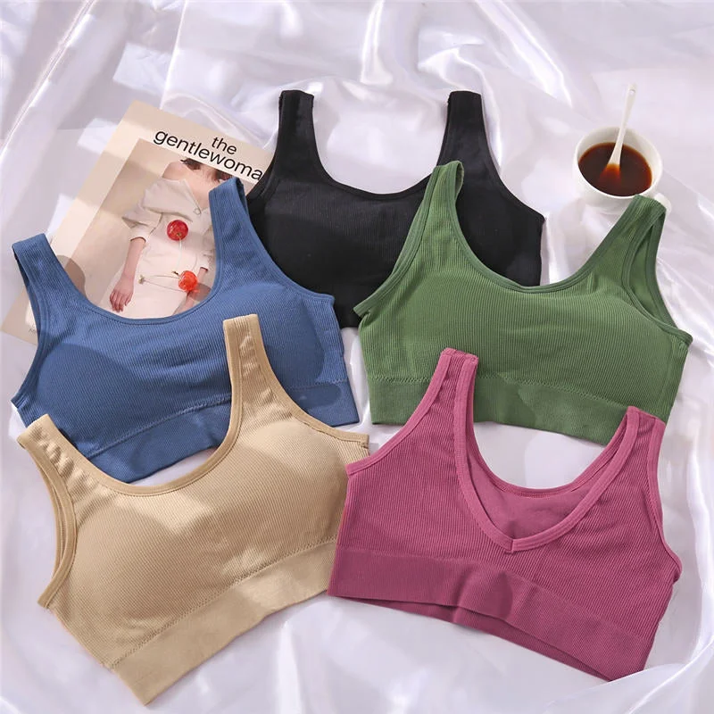 Women Tops Female Crop Top Stretch Camisoles  Fashion Vest Sleeveless Cotton Tank Top Cami Black White Solid Color Sexy Backless