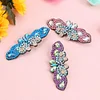 3pcs Butterfly Rhinestone Hair Clip DIY Crystal Bowknot Barrettes