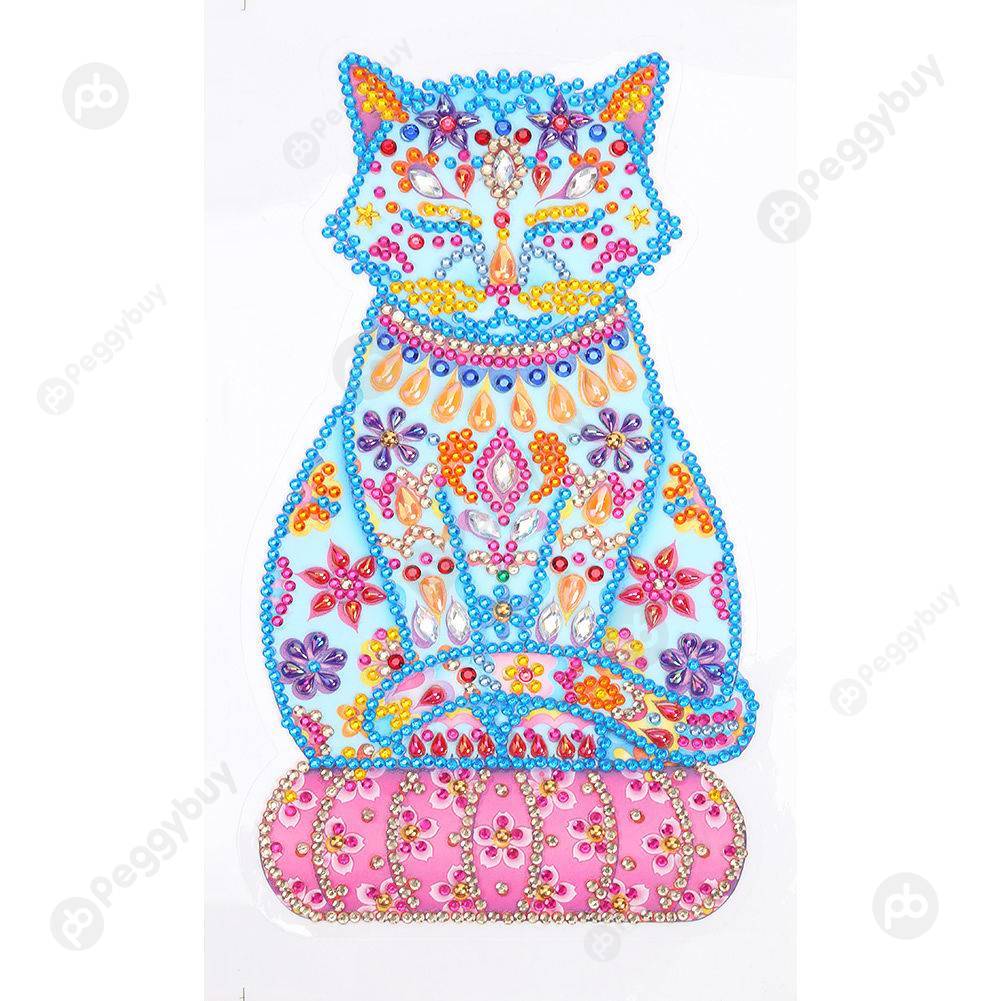 

Flower Cat Switch Decal-DIY Creative Diamond Sticker, 501 Original