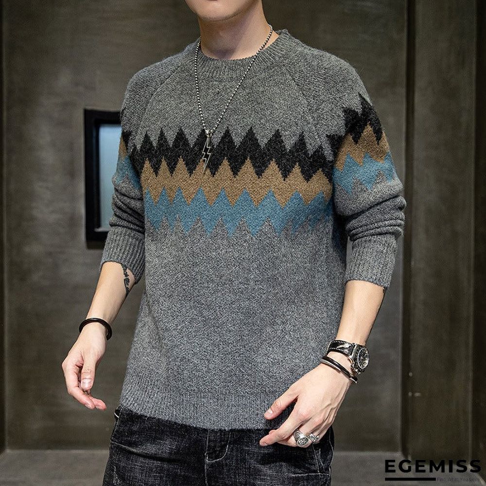 Loose Neck Sweater Men's Sweater | EGEMISS