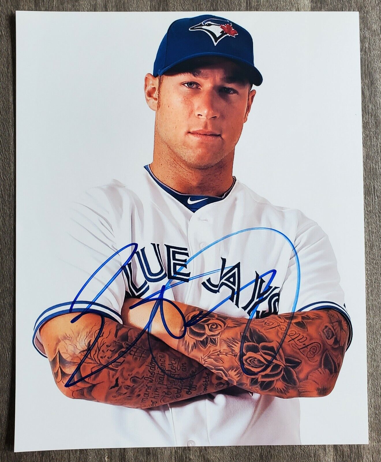 Brett Lawrie Signed 8x10 Photo Poster painting Toronto Blue Jays RAD