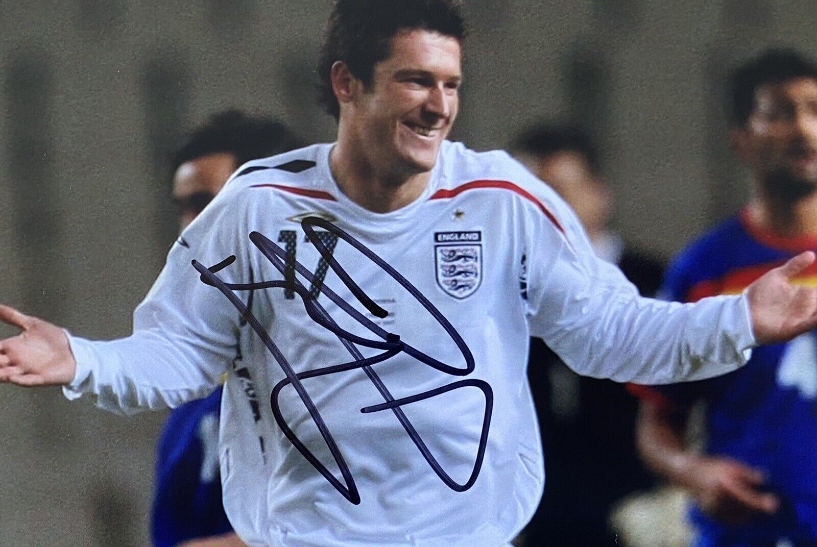 David Nugent Genuine Hand Signed England 6X4 Photo Poster painting 2