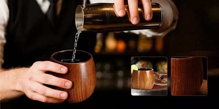 Charred Jujube Wood Cups