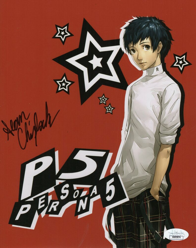 Sean Chiplock Autograph 8x10 Photo Poster painting Persona 5 Yuuki Mishima Signed