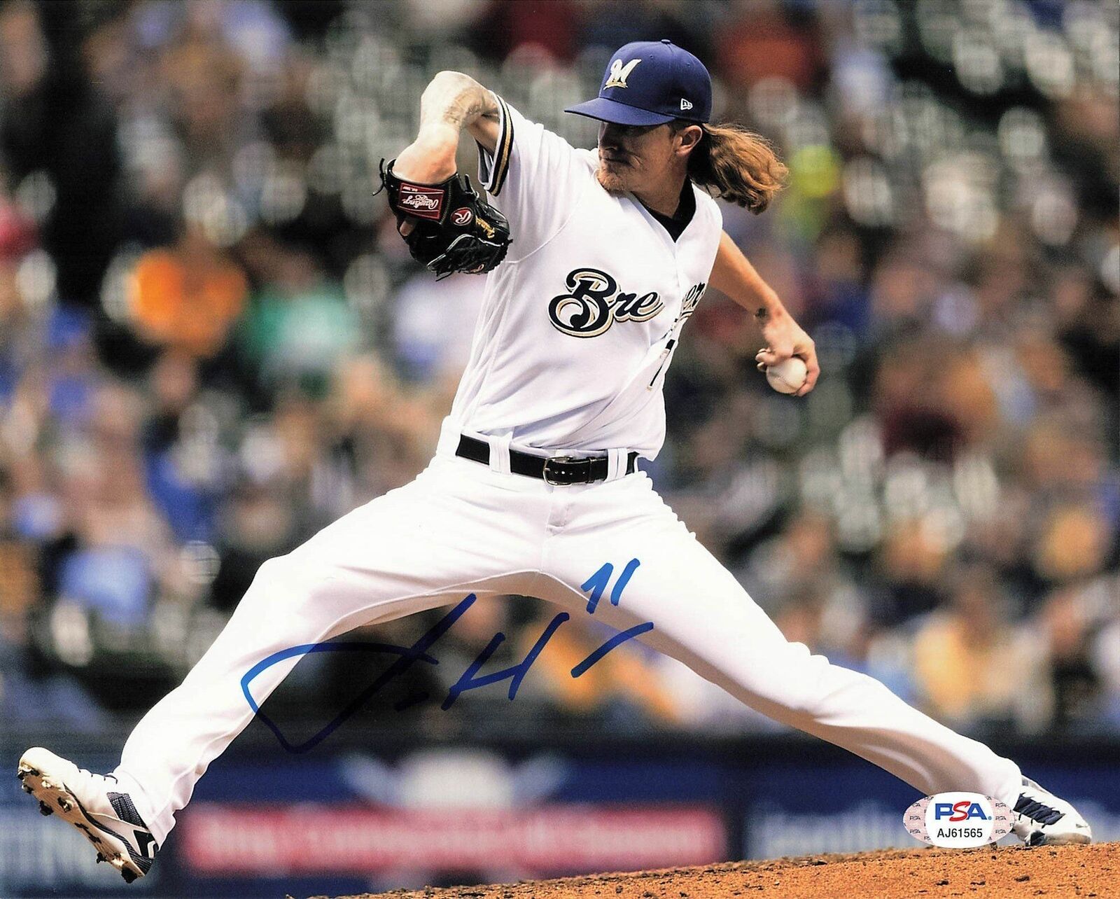 Josh Hader signed 8x10 Photo Poster painting PSA/DNA Milwaukee Brewers Autographed