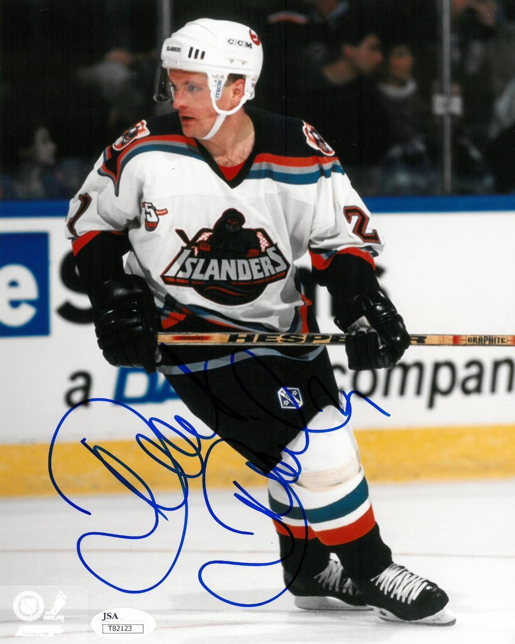 Robert Reichel Signed Islanders Authentic Autographed 8x10 Photo Poster painting JSA #T82123