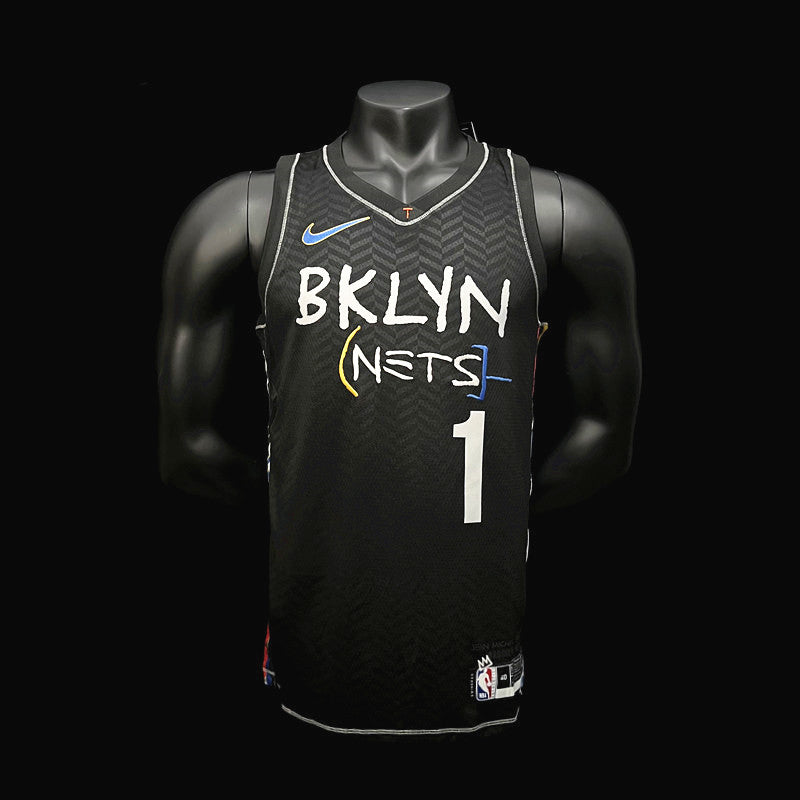 Maillot Brooklyn Nets BRIDGES 1 NBA Basket Maillot De Fou, site maillot de foot pas cher