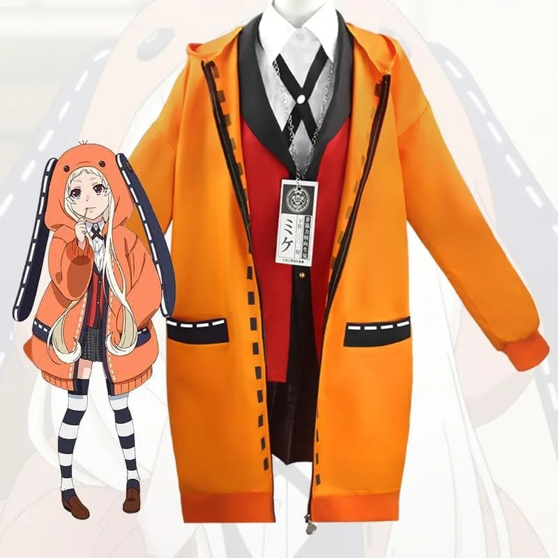 Anime Kakegurui Figure Yomotsuki Runa Cosplay Costume Coat SP15432