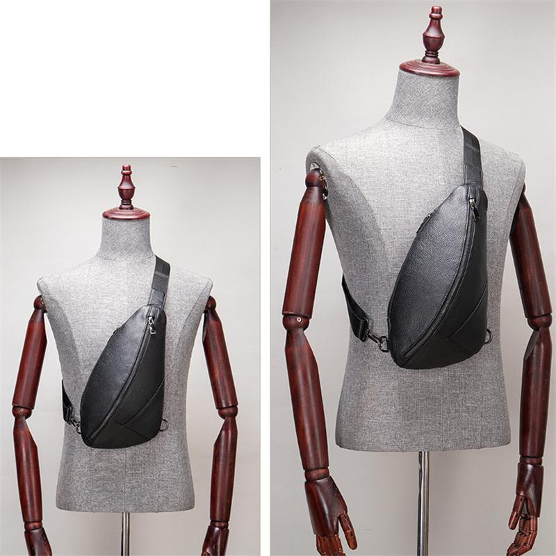 Main Pocket Interior Slip Pocket Adjustable Strap Soft Material Large Capacity Chest Bag